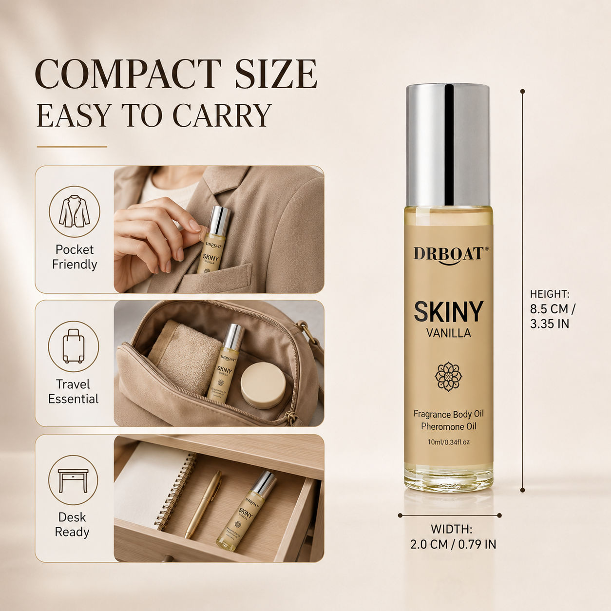 Men Roll On Fragrance Oil, Ski - Perfume Alcohol Fragrance recension och pris