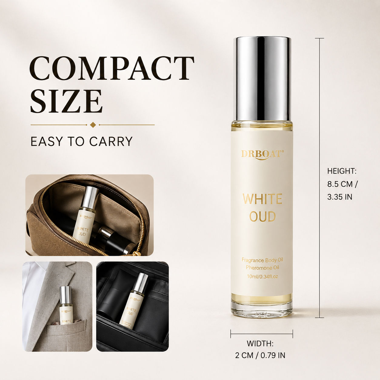 Men Roll-on Perfume Oil,Fresh  - Perfume Alcohol Fragrance recension och pris