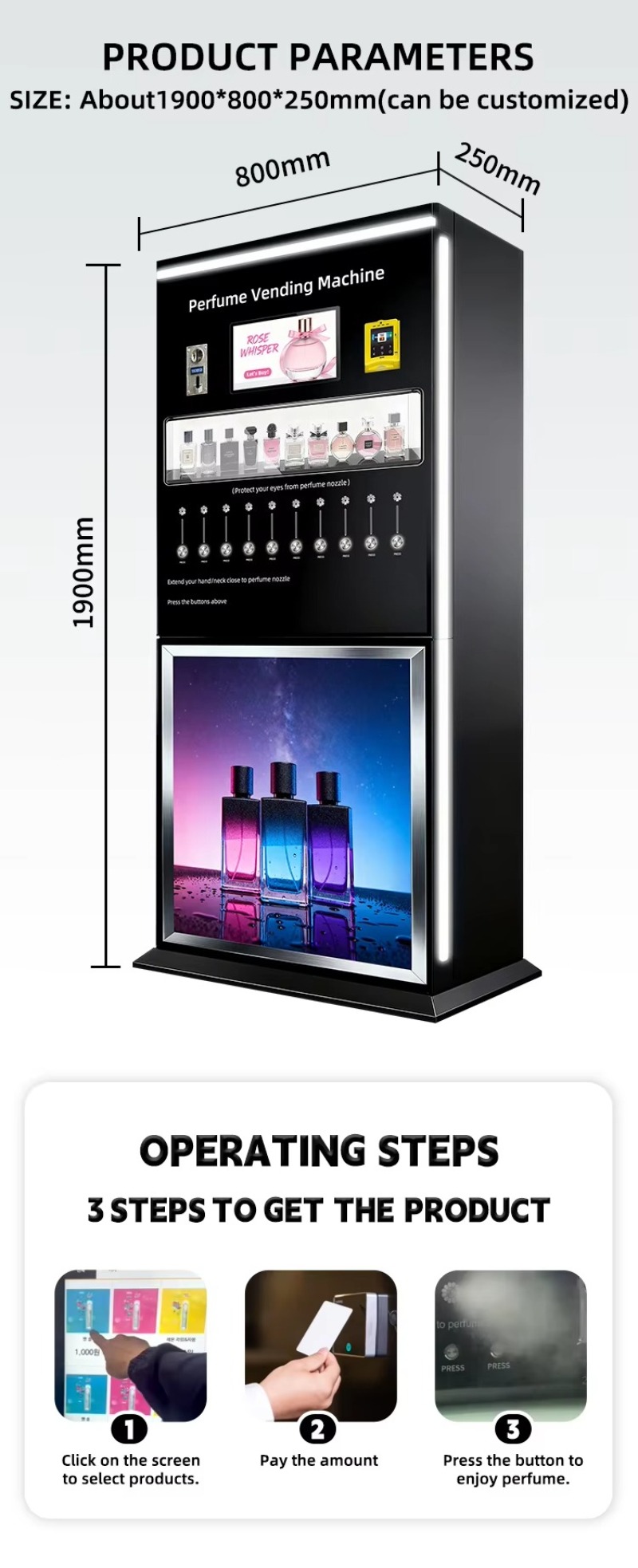 Smart Perfume Retail Machine I - Perfume Fragrance Sale recension och pris