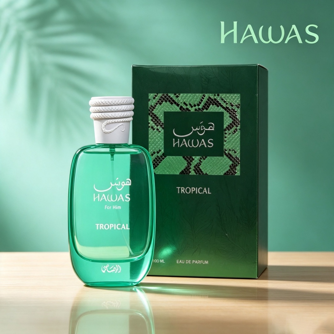 Hawas Tropical by Rasasi Men's - Perfume Alcohol Fragrance recension och pris