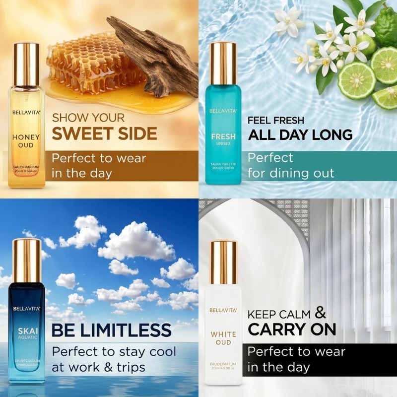 20MLx4 Unisex Mini Perfume Set - The Collection Perfume Fragrance recension och pris