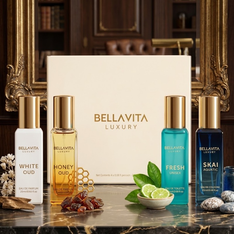20MLx4 Unisex Mini Perfume Set - The Collection Perfume Fragrance recension och pris